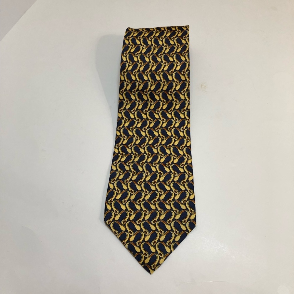 Fumagalli's Silk Horse Bit Pattern Tie